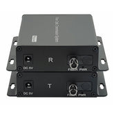 2 Port POTS Telephones Extender over Fiber - Uncompressed Professional Quality PCM Landline Phone Fiber Converter, ST optical transceiver, Singlemode 20Km Multimode 500M -A set Support Called id, Ring and Fax